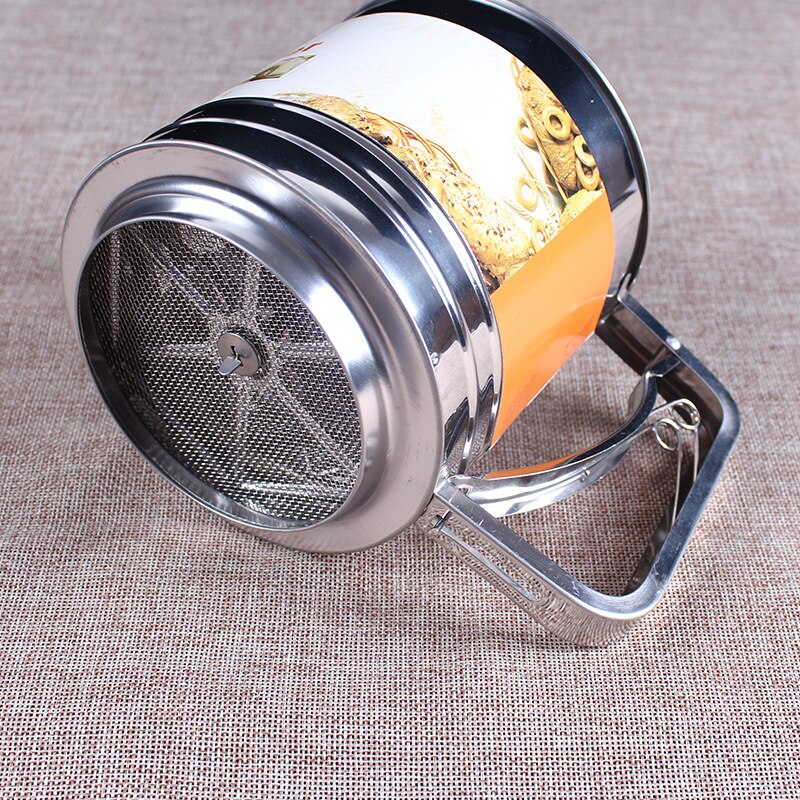 Large stainless steel flour Sifters ,double-deck d... – Vicedeal
