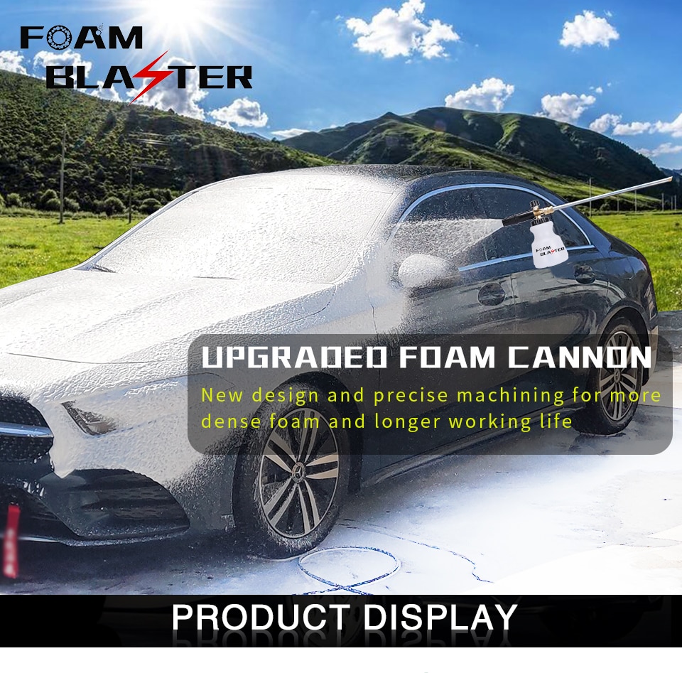 Car Washer Snow Foam Lance Foam Nozzle Car Clean Foam Washer Foam Generator Soap Gun For IPC Portotecnica Kolner Pressure Washer