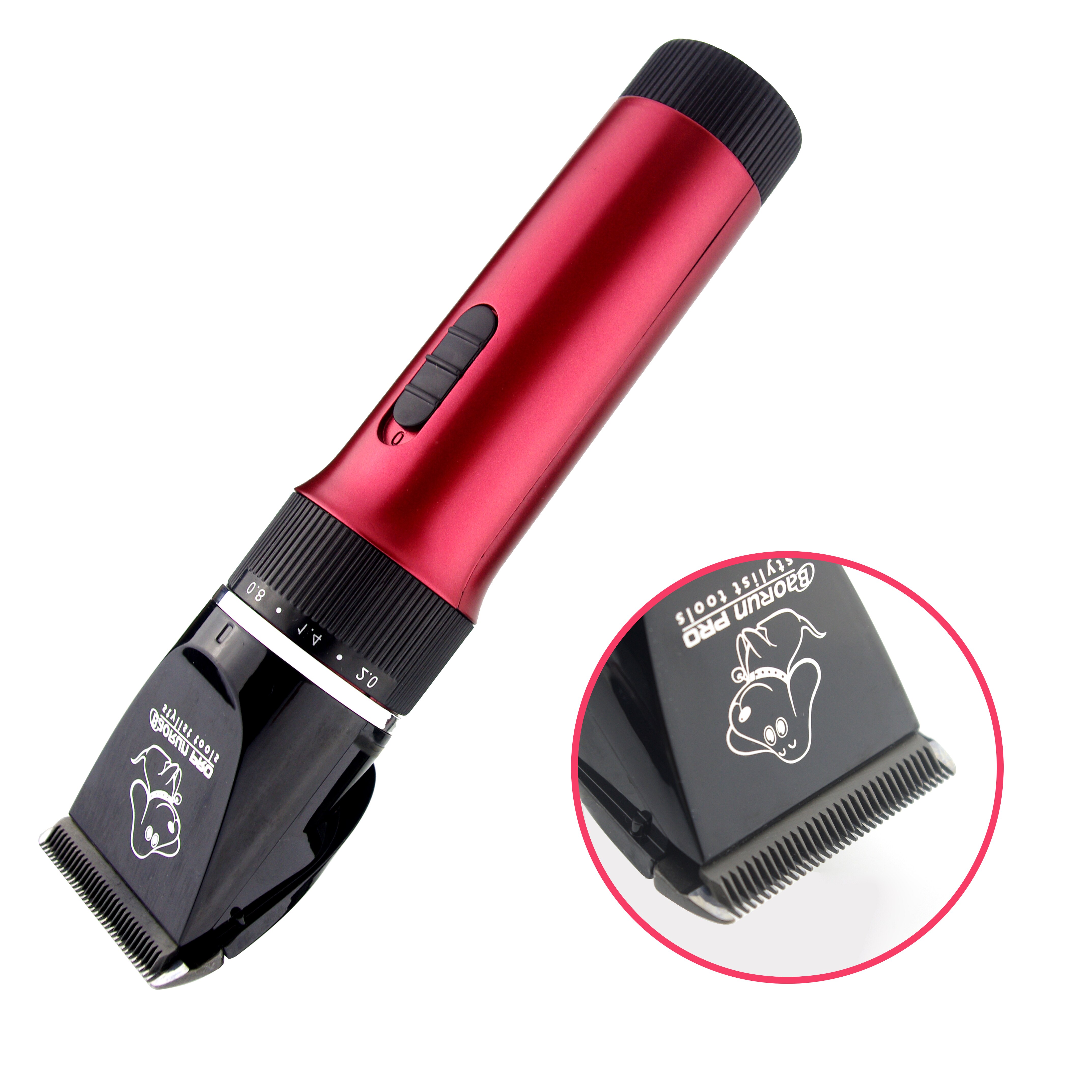 Pet Hair Trimmer Electric Rechargeable Cat Clipper Grooming Cutters Powerful Shaver Machine For Animal 110-240V