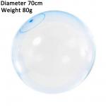 Bubble Ball Inflatable Fun Ball Kids Toys Tear-Resistant Super Bubble Ball Balloons Outdoor Balls Durable Children Toys: Blue-70cm