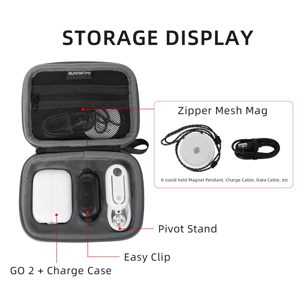 Gimbal Actie Camera Opslag Beschermende Tas Voor Insta360 Gaan 2 Draagbare Reizen Draagtas Protector Camera Accessoires