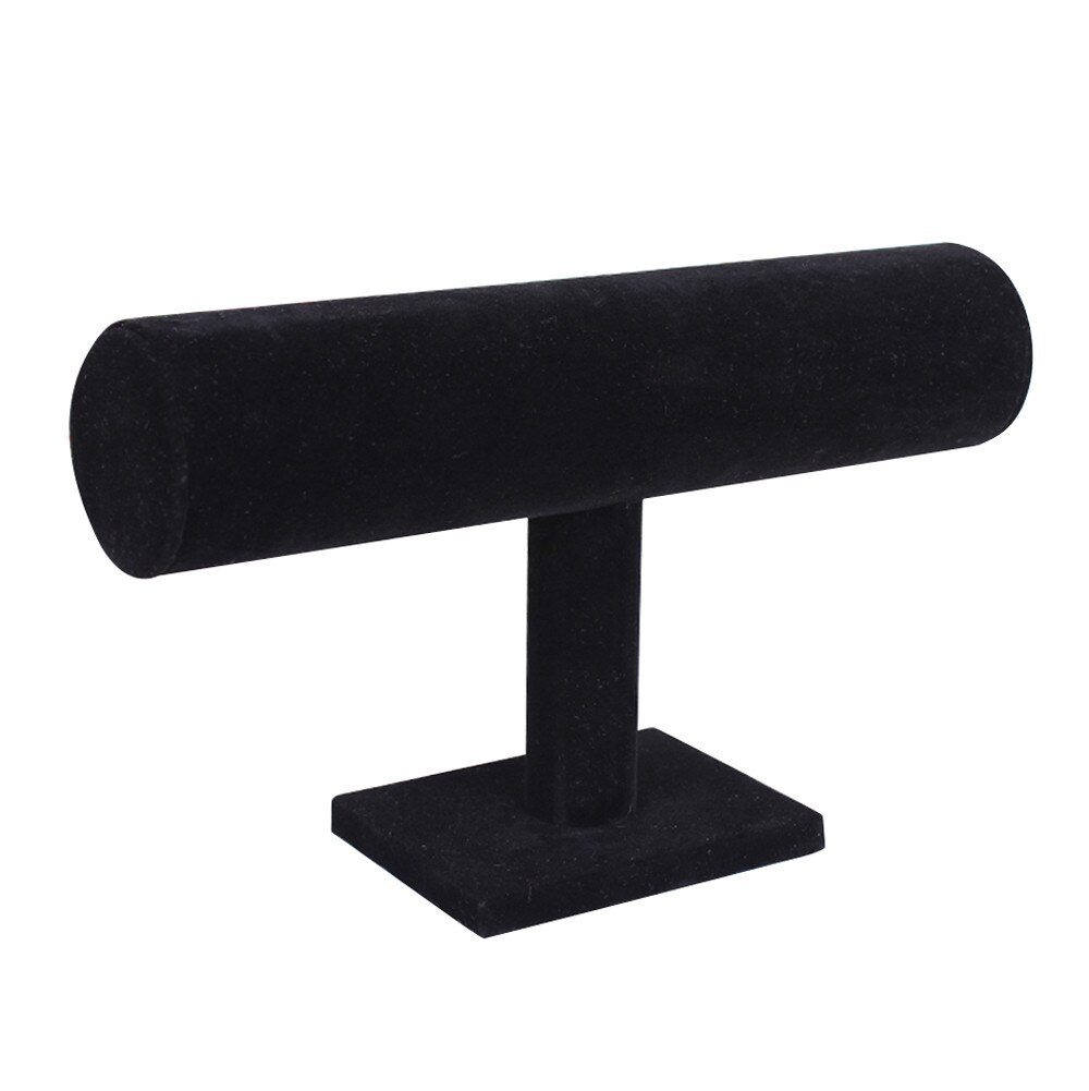 Velvet Jewelry Rack Organizer Rack Bracelet Necklace Stand Organizer Holder Display Necklace Chain Bracelet Showing Holder: Default Title