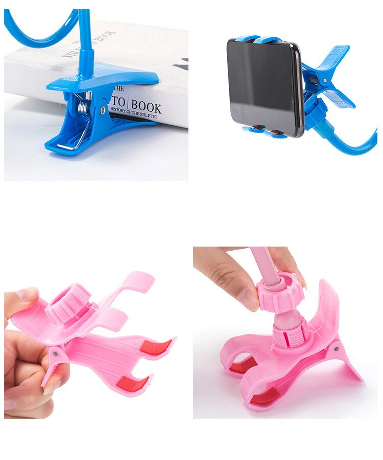 Long Arm Lazy Phone Holder Mobile Phone Flexible Bed Desk Table Stand Holder Clip Bracket For iPhone Huwei Samsung Stand