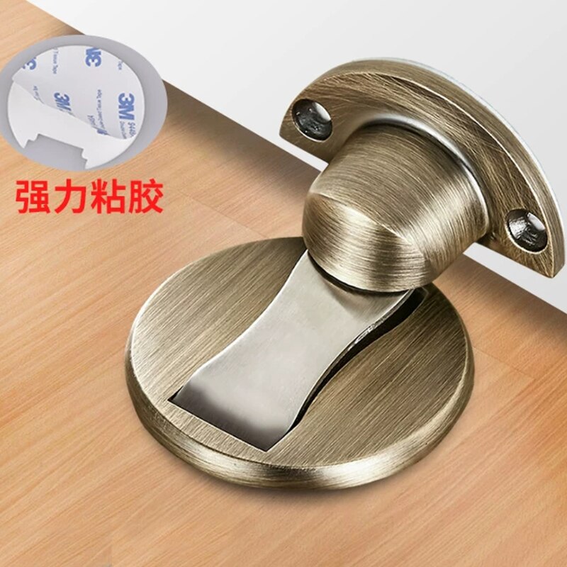 Magneet Deur Stopt Magnetische Deurstopper Beveiliging Slot Voor Deur Draft Stopper Houder Deurstopper Meubeldeurbeslag: S / WHITE