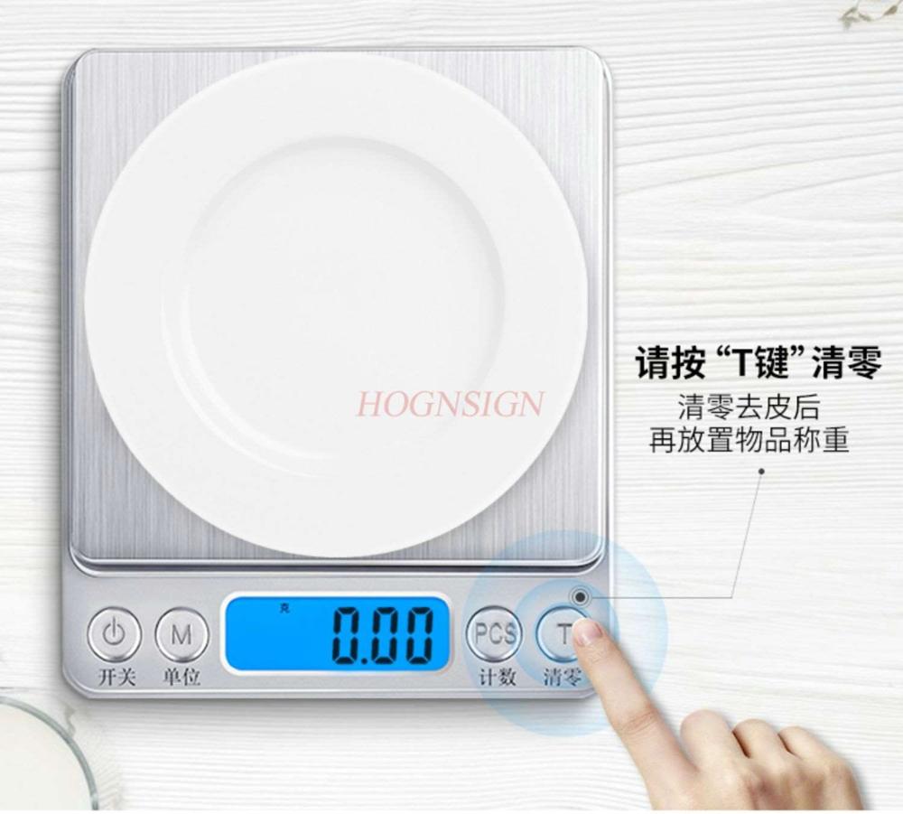 Precision baking electronic scales for household small kitchen weighing scales weighing 0.01 high accuracy food balance scales