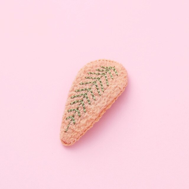 Qxmy meninas hairpins grampo de cabelo bebê pino crianças doces cor headwear crianças acessórios bonitos bandana: pink green