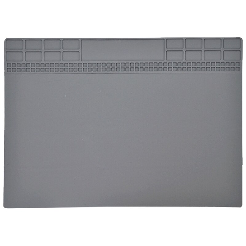 JFBL-almohadilla de aislamiento para reparación de teléfonos móviles, banco de trabajo de almacenamiento, almohadilla de silicona para reparación de soldadura (350x255mm): Default Title