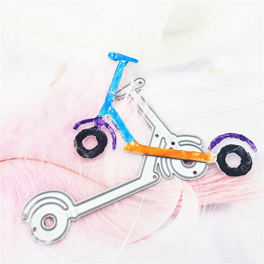 Metalen Scooter Papier Stansen Sterft Voor Scrapbooking/Diy Kerst Bruiloft Halloween Pasen Kaart