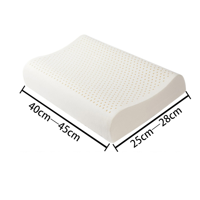 Oreiller de Massage orthopédique en Latex pour dormir, Oreiller à mémoire de forme: Wave small
