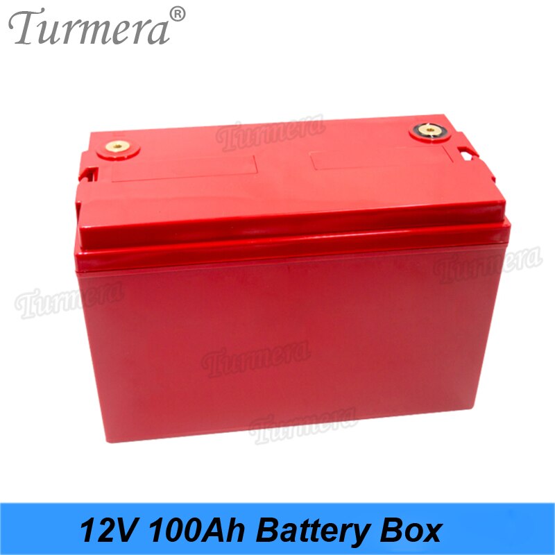 Turmera 12V 90Ah 100Ah 3,2 V Lifepo4 Batterie Lithium-eisen phosphat batterie für Solar- Energie System und Unterbrechungsfreie versorgung: rot Kasten