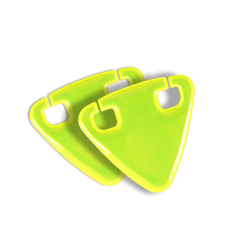 Bicycle Reflective Tail Light Night Riding Reflective Warning Sticker Safe Cycling Lamp MTB Raod Rear Light Bicycle Accessories: jaune clair