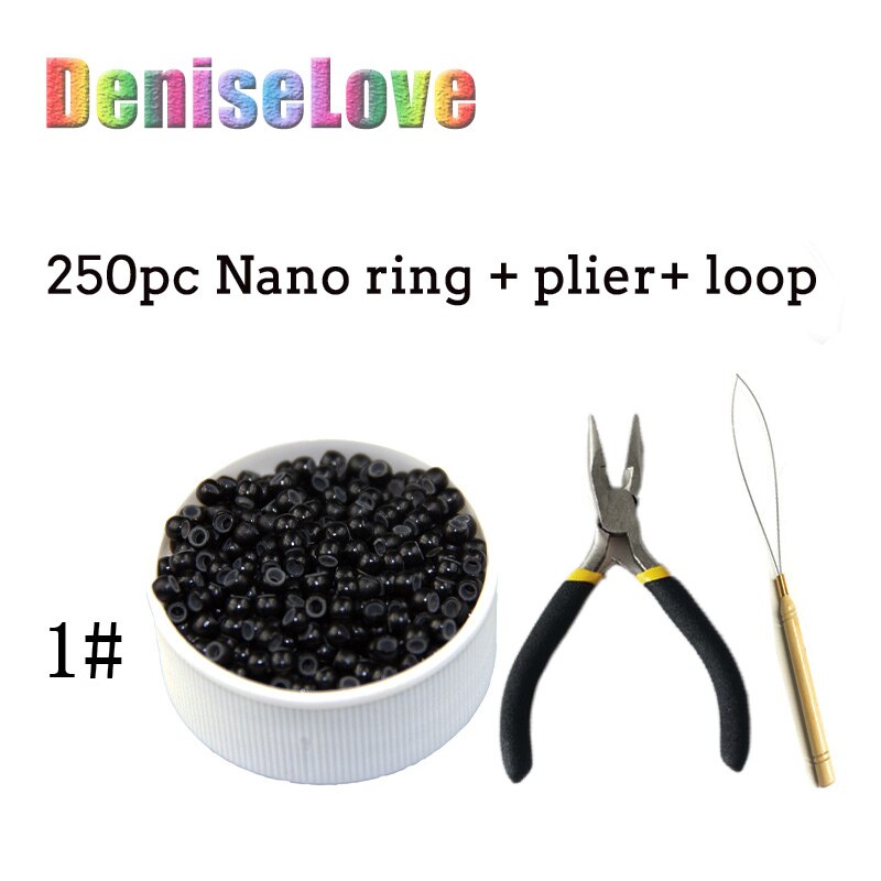 500Pcs Mocro Silica Nano Ring Voor Haarverlenging Tang Toolshair Kralen Haarverlenging Viking Haar Ringen Kralen Voor Haar vlechten