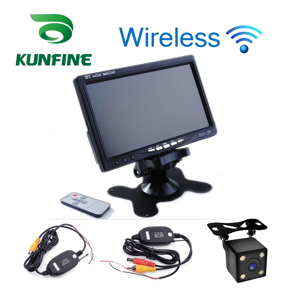 7 zoll TFT LCD Auto Kopfstütze Anzeige Monitor Rückansicht Anzeige und Wifi Rückseiten-unterstützung Kamera Auto TV Anzeige