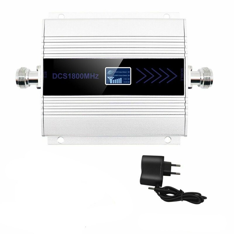 DCS 1800MHZ GSM 1800 2g 4g LTE Cell Phone Signal Repeater Booster Mobile Phone Signal Amplifier + Indoor Outdoor Antenna