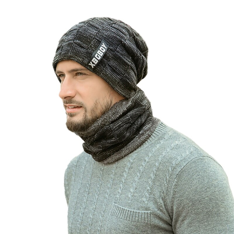 Winter Mutsen Mannen Gebreide Muts Caps Beany Masker Gorras Motorkap Warme Baggy Winter Hoeden Voor Mannen Vrouwen Skullies Mutsen Hoeden: BH