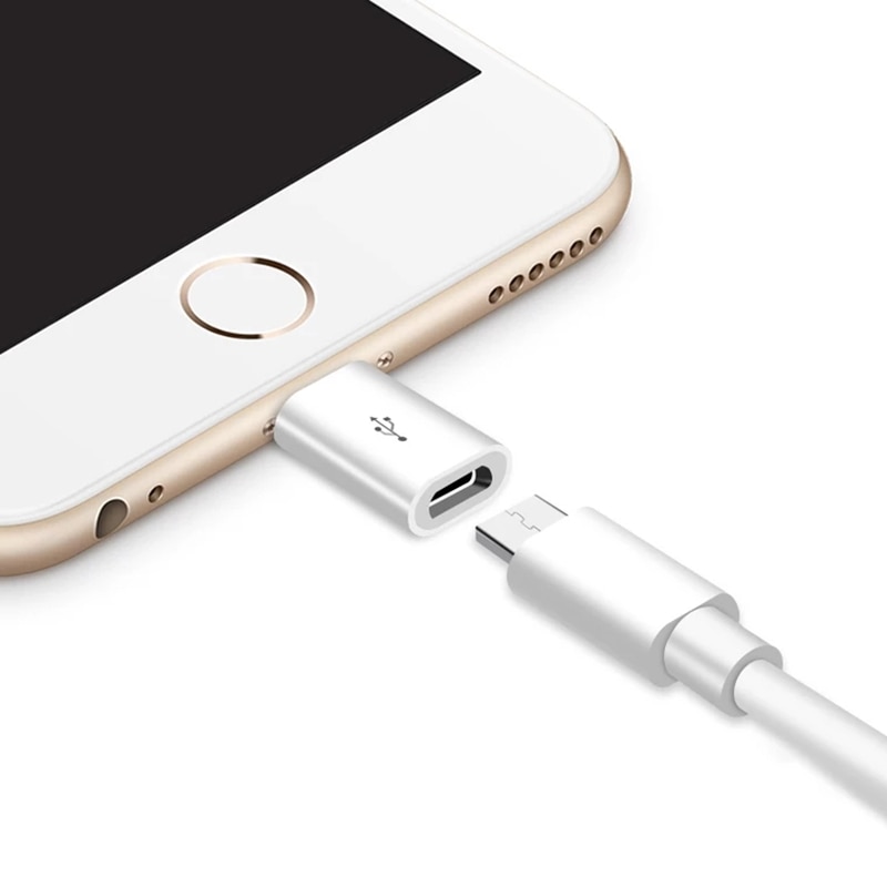 3 Pcs/Lot Micro USB à Éclairage Connecteur Adaptateur pour iPhone 6 6S 7 8 Plus X XR XS 11 Pro Max SE 5SUSB Charge Câble Convertisseur