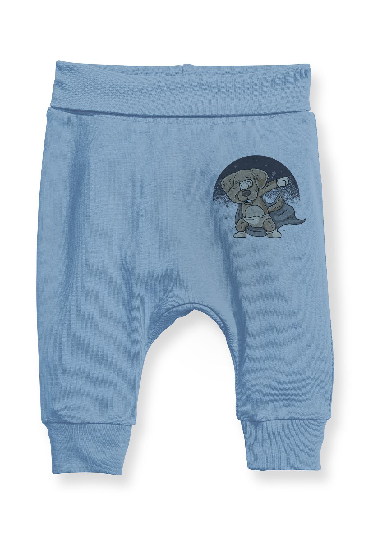 Angemiel bébé Dab fait le chien bébé garçon sarouel Pantalon bleu