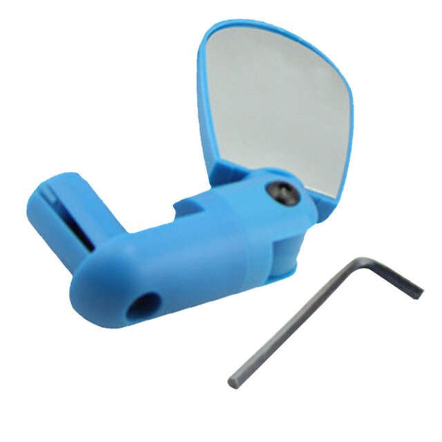 Kleurrijke Fietsen Spiegel Universele Verstelbare Achteruitkijkspiegel MTB Apparatuur Mountainbike Stuur Achteruitkijkspiegels: Sky Blue