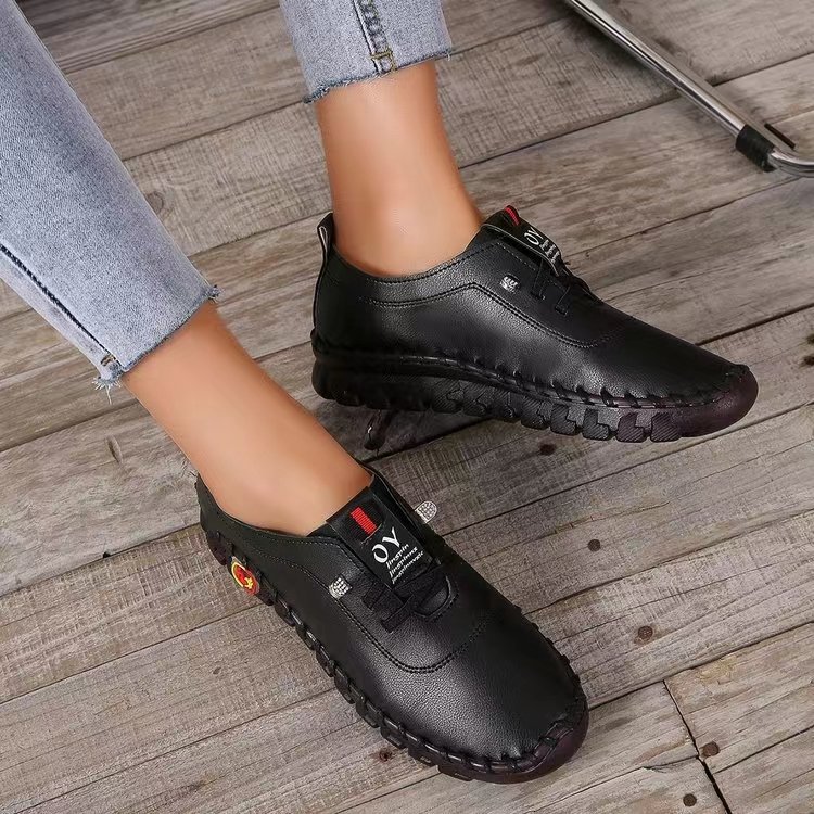 2023 zapatos planos para mujer, nuevos mocasines ortopédicos, mocasines para mujer, bailarinas cosidas sin cordones para mujer, zapatos de enfermera médicos