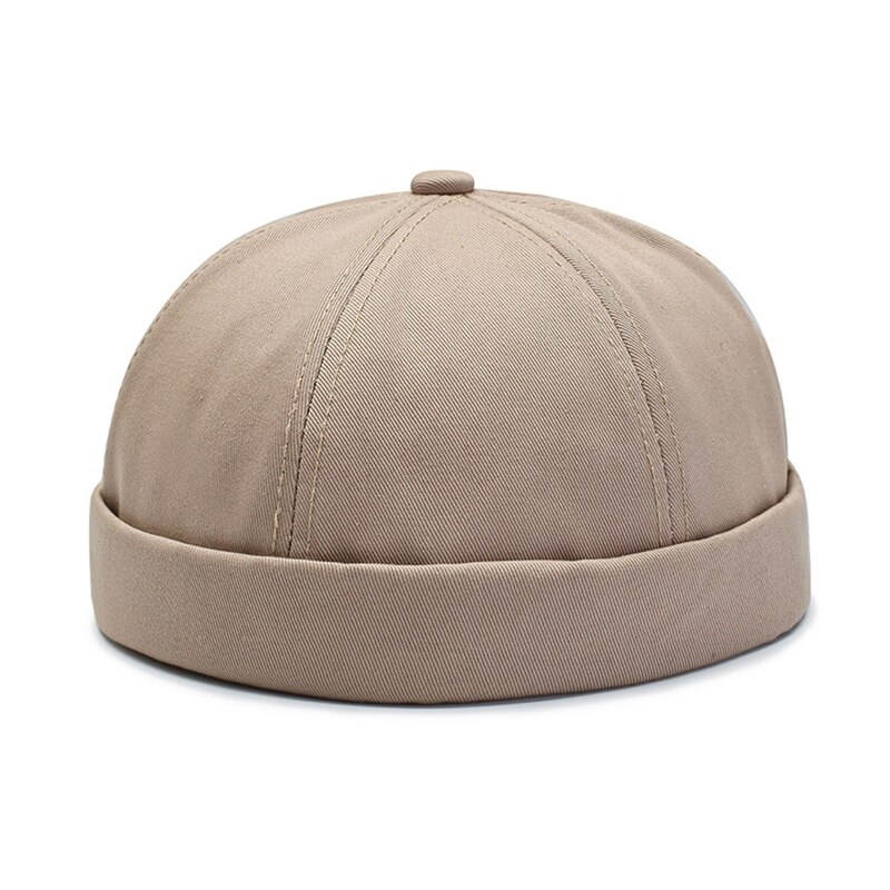 Bärbar justerbar unisex bennie hatt praktisk utomhus vandring fiske sport hattar enfärgad hip hop hatt kalot: K