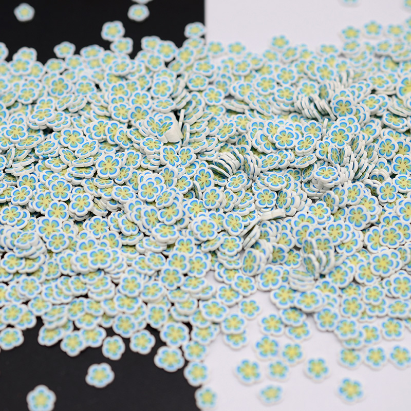 Nice Cute Nail Art Polymer Clay Flowers slice DIY Cute Decor Decals , Clay Scrapbook Decoration