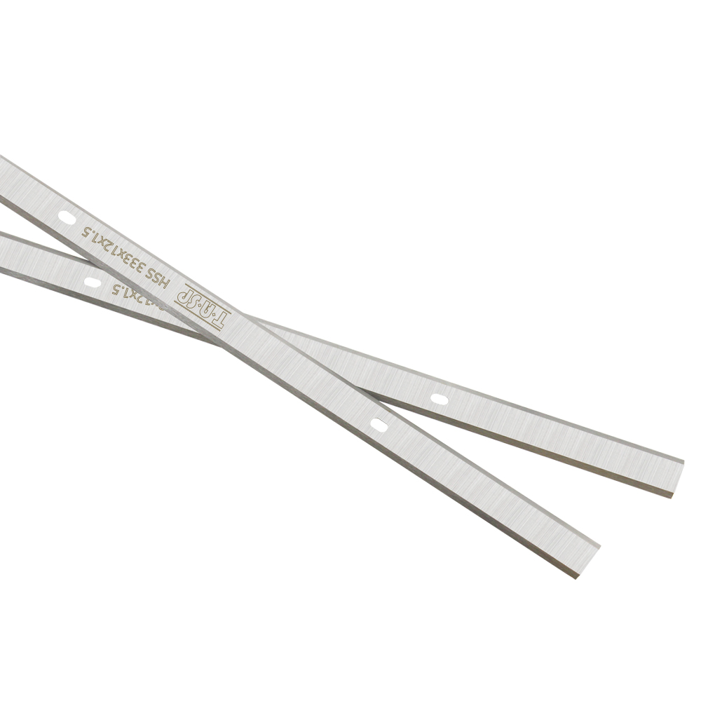 Tasp 2 stk 13 &quot; tykkelse høvlblade dobbeltkantede knive 333 x12 x 1.5mm til delta 22-580 22-590 tp300 metabo  dh330 ryobi  ap1300
