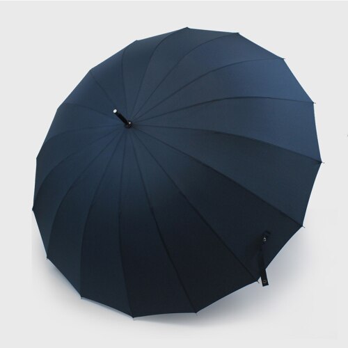 Japanese Umbrella Windproof 16-bone Big Long Handle Umbrella Sun UV Men Business Rain Umbrellas Large Double Regenschirm SY244