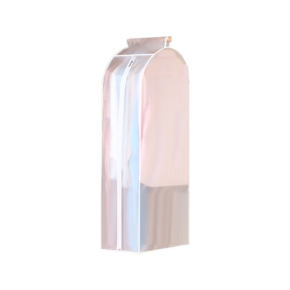3D Zipper Dust Clothes Cover Wardrobe Storage Bag Translucent Waterproof Suit Coat Protector Storage Bag Closet Hangers Storager: 30x50x120cm