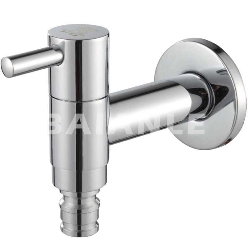 Luxury wall mounted bathroom washing machine tap faucet mixer outdoor faucet garden tap