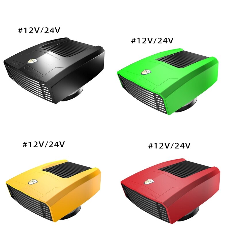 Calefacción eléctrica D7YA para coche, ventilador de 12/24V, 180W, desempañador de parabrisas, Descongelador, máquina de calefacción Interior