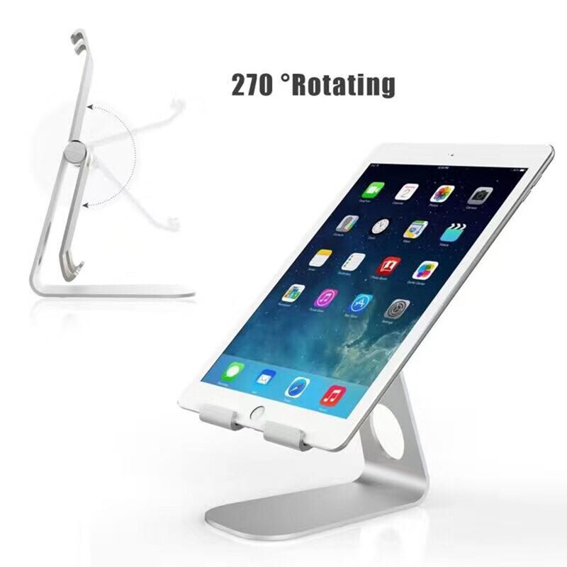 Universele Aluminium Tablet Stand Voor Apple Ipad Beugel Senior Metalen Ondersteuning Voor Iphone X/8 M Ipad Samsung Galaxy tab Standhouder