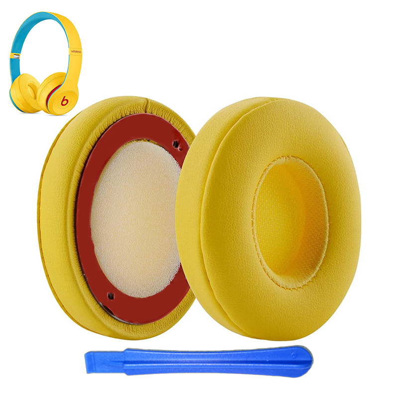 Kutou Vervangende Oorkussentjes Kussen Voor Beats Solo3 Solo2 Koptelefoon Oorkussens Dekking Solo 3 2 Foam Pad Oorkappen Reparatie Onderdelen