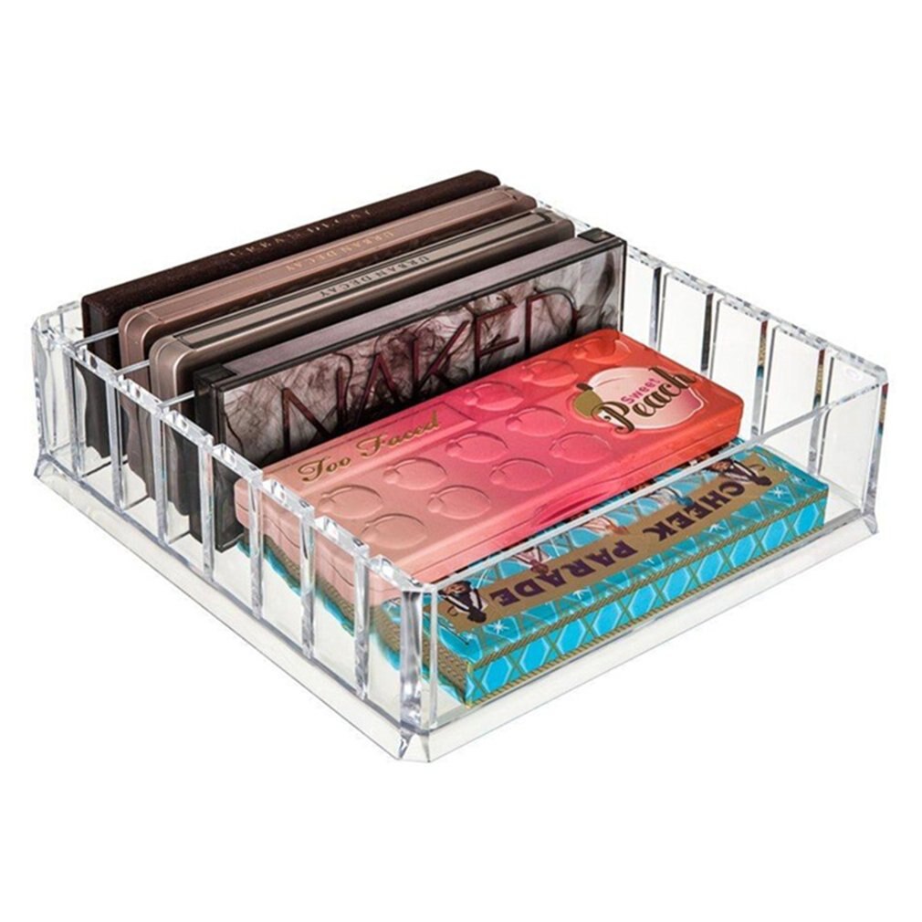 8 Rooster Rooster Clear Acryl Oogschaduw Lipsticks Houder Make Borstel Organizer