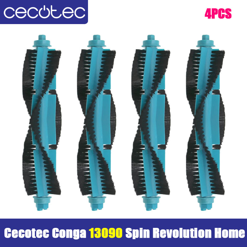 Compatible For Cecotec Conga 13090 Spin Revolution Home Spare Parts Main Side Brush HEPA Filter Mop Cloth Dust Bag Accessories: PURPLE