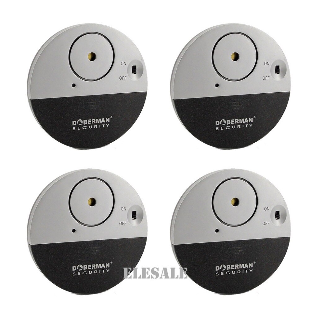 4 stks/pak SE-0106 Ulrta-Slim Magnetische Deur Raam Sensor Alarm Met Alarm Waarschuwing Voor Huis Appartement Winkel Office Home beveiliging