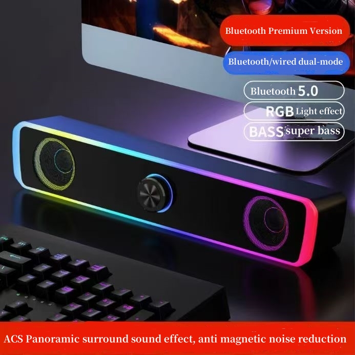 Computer Desktop High Bluetooth Wired Dual-purpose High-volume Microphone Two-in-one Speaker: Other