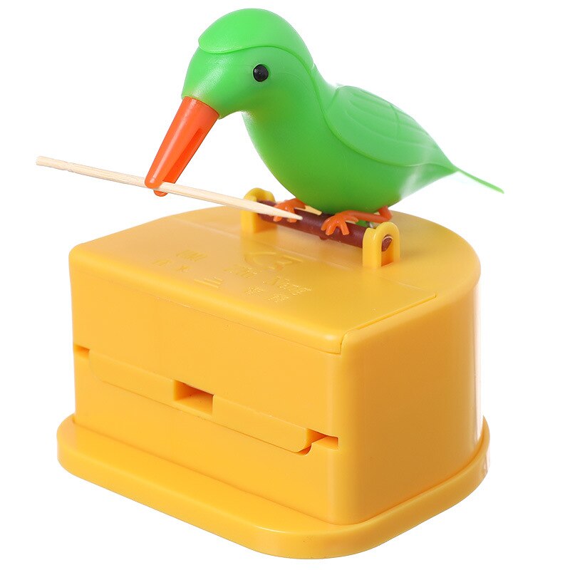 Leuke Hummingbird Tandenstoker Dispenser Automatische Tandenstoker Organisatoren Secret Tandenstoker Box Tafel Decoratie