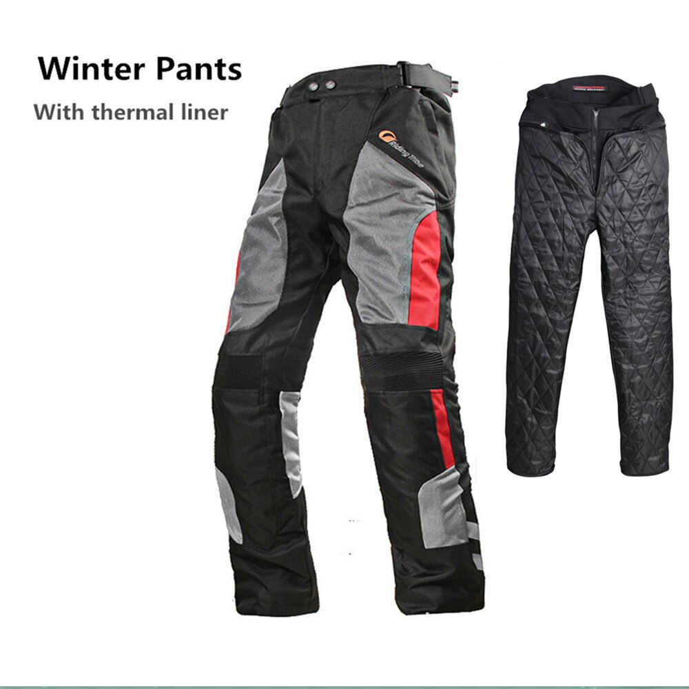 Männer Motorrad Hosen Vier Saison Wasserdicht Atmungsaktiv Warme Motocross Rally Reiter Reiten Schutz Hose mit Kneepads HP-12
