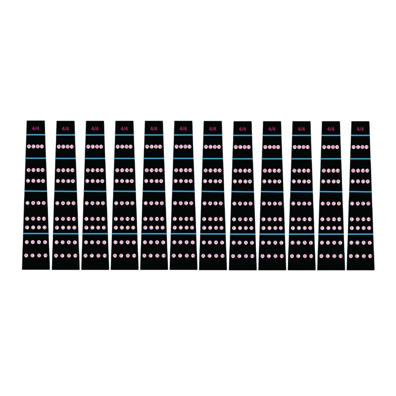 10 Pack Violin Finger Guide Fingerboard Chart Sticker for 4/4 Violin Practice Beginners: Default Title