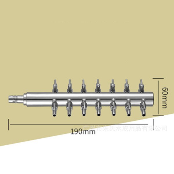 4/8mm akvaarion ilmanjakaja ilmalinja letku ilmavirran jakaja ilmaventtiilin ohjain kytkin ilmajakotukit hanat akvaarion tarvikkeet: C - 14- suuntainen