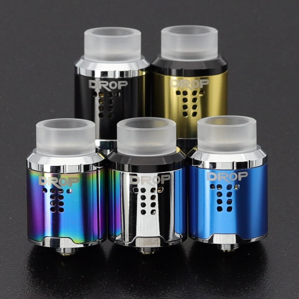 Vape RDA Tank Rebuildable Dripping Atomizer 24mm with 4 Large Post Holes For Easy Coil Replacement BF pin RDA