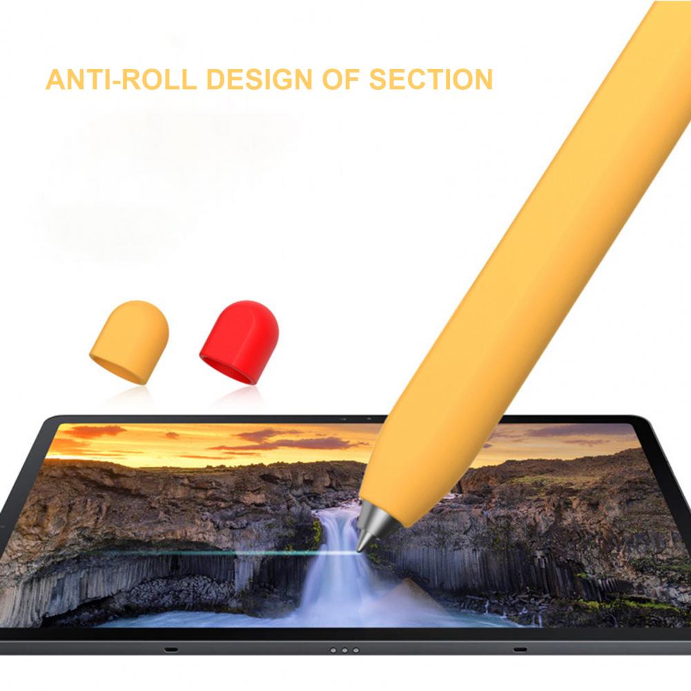 Stylus Cover Ultra-thin Dustproof Color Matching Silicone Pen Case Stylus Protective Sleeve for Samsung Galaxy Tab S7