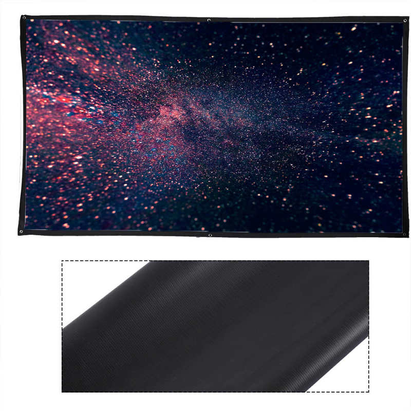 Curtain Screen Portable ClassroomTraining for Home Theater Movies