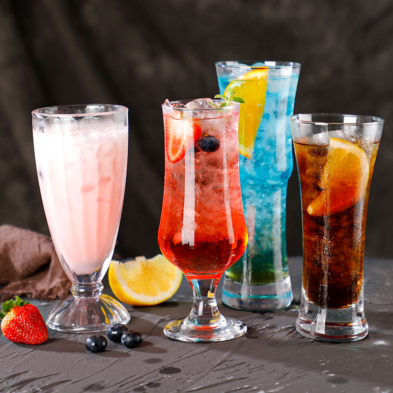 Glas Koude Drank Beker Sap Cup Smoothie Beker Milkshake Beker Melk Thee Cup Creatieve Restaurant Cup Cocktail Cup