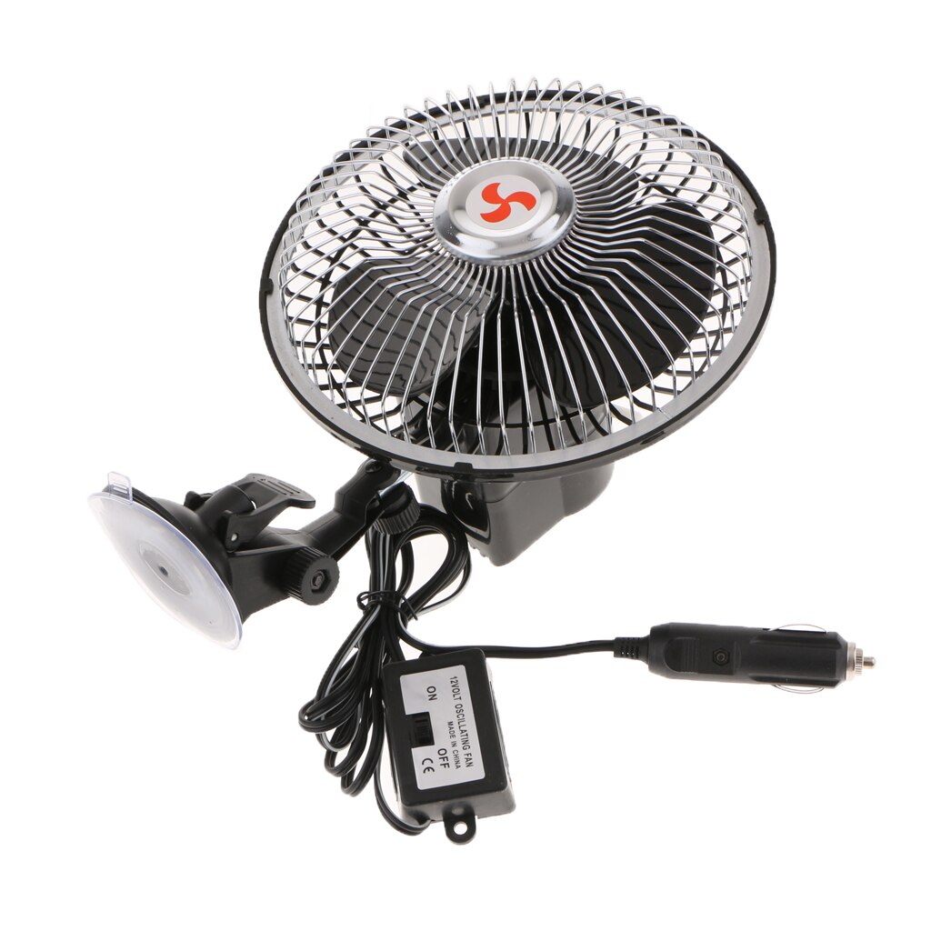6&#39;&#39; 12V 8W Car Vehicle Truck Cooling System Electric Fan W/ Lighter On/off Switch