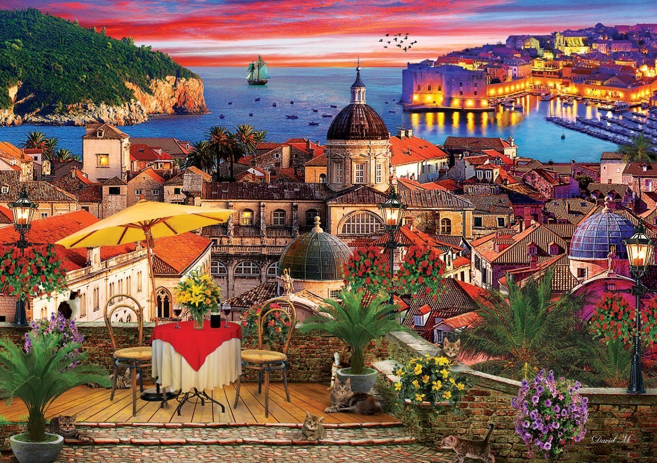 Art Puzzle Dubrovnik 1000 Piece Jigsaw Puzzle