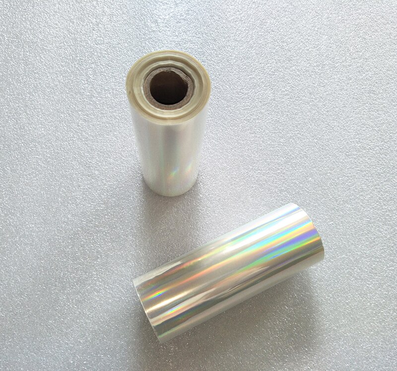 32cm x 120m/Lot Holographic Foil Plain Transparent Foil Stamping On Paper or Plastic DIY Package Box