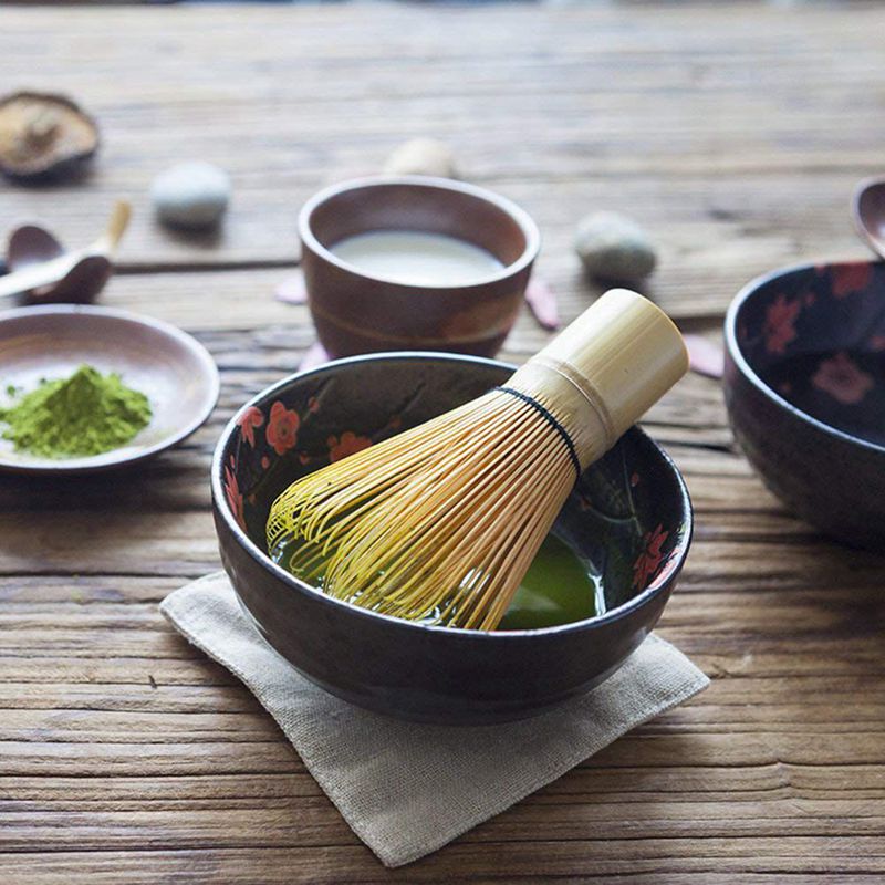 Japanese Matcha Tea Set(3 Pcs) - Matcha Bamboo Whisk Tea Spoon,-Tea Ceremony Kit