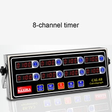Commercial eighth 8 channel key kitchen timer Digital button timing reminder Restaurant loud Alarm Countdown Hamburger shop