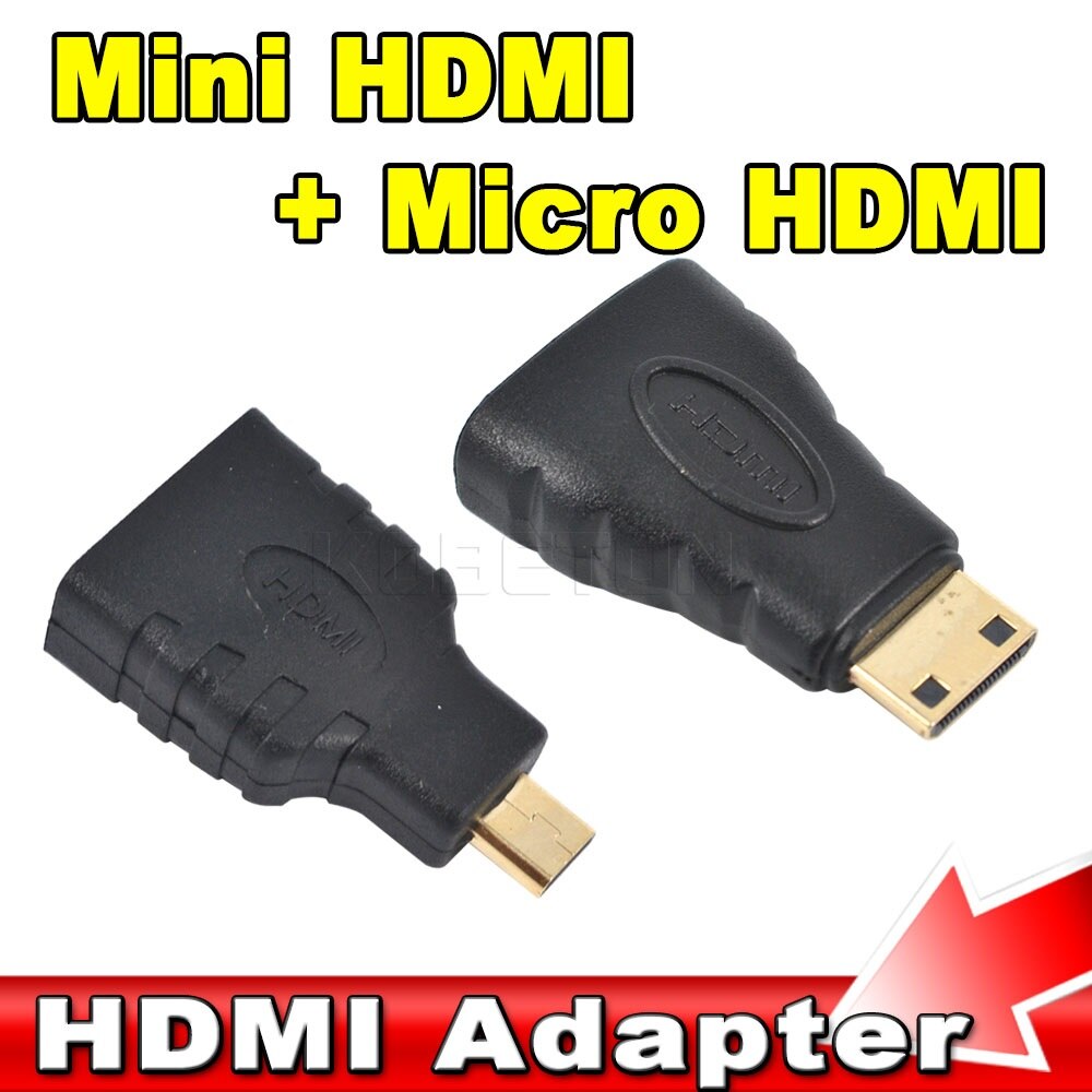 Kebidu 1080P HDMI naar VGA Adapter Micro HDMI Mini HDMI Male Adapter naar VGA Female Converter Voor Xbox 360 PS3 PS4